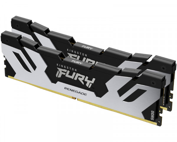 KINGSTON DIMM DDR5 96GB (2x48GB kit) 6000MTs KF560C32RSK2-96 FURY Renegade SilverBlack XMP 