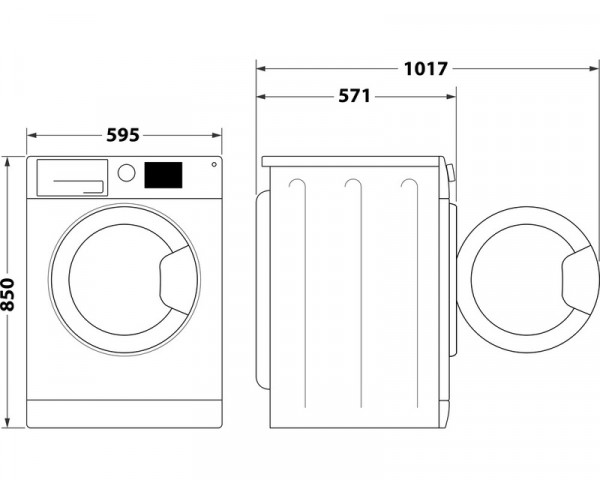 WHIRLPOOL FFB 7259 BV EE mašina za pranje veša 