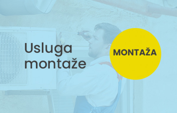 Usluga montaža klima 24.000 BtU Inverter