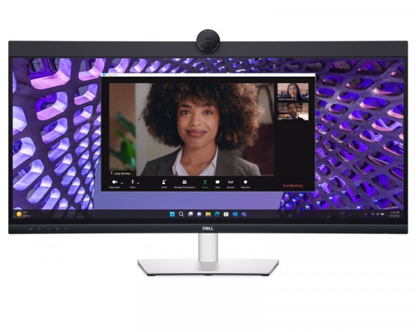 DELL 34.1 inch P3424WEB WQHD Video konferencijski zakrivljeni IPS monitor 