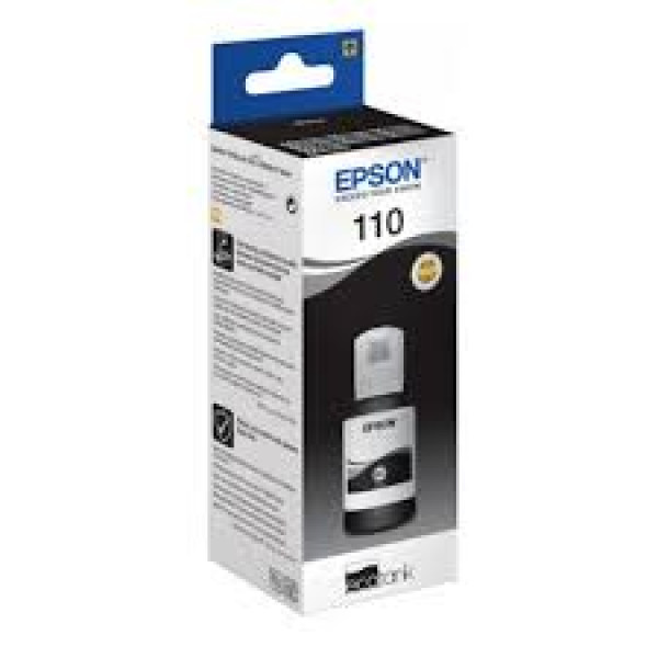 EPSON 110 ECOTANK PIGMENT BLACK INK BOTTLE, C13T03P14A