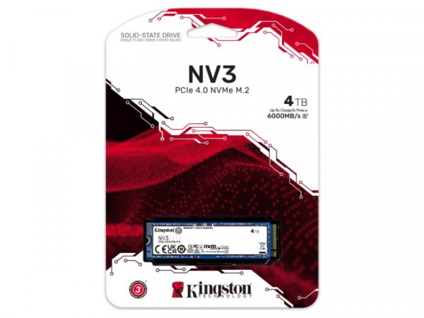 KINGSTON 4TB M.2 NVMe SNV3S/4000G series NV3 SSD