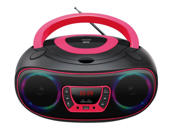 DENVER TCL-212BT PINK CD PLAYER