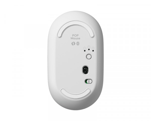 LOGITECH Pop Mouse with Emoji, Off-White miš 