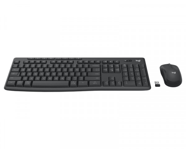 LOGITECH MK370 Combo Wireless US tastatura + miš crna 