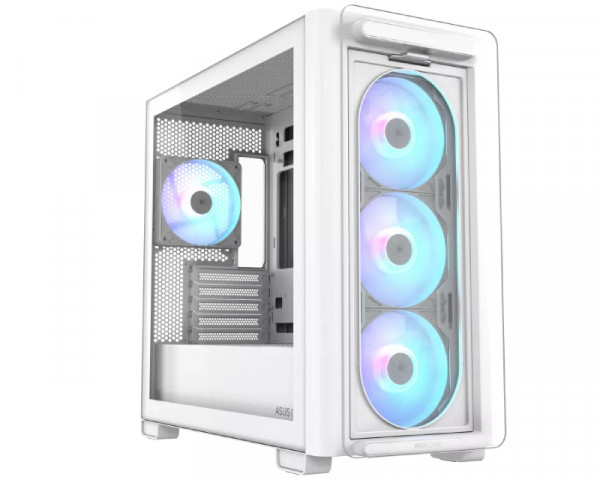 ASUS A23 PLUS TG ARGB micro-ATX kućište belo 