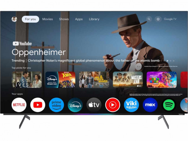TESLA Televizor O65S949GUS/OLED/65''/UHD/Smart/Google TV/siva
