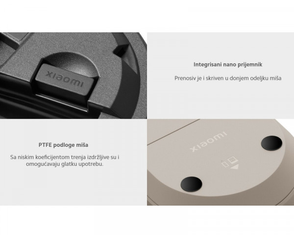XIAOMI Wireless Mouse 2 lite miš beli (BHR8915GL) 
