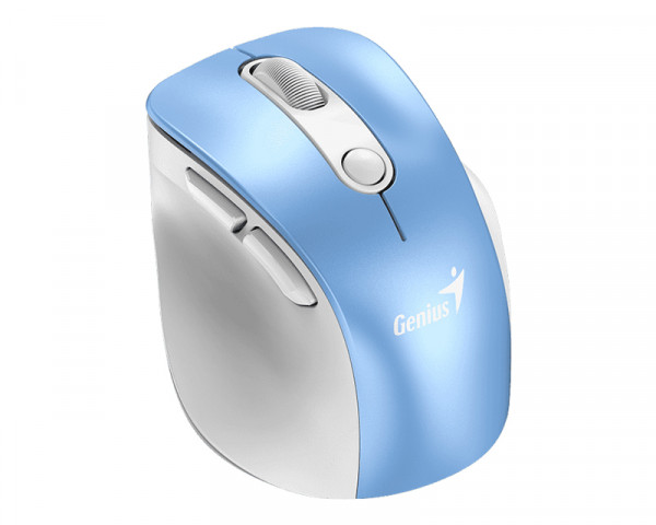 GENIUS Ergo 9000S Pro Light Blue USB Bežični plavi miš 