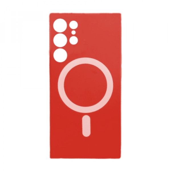 Silikonska futrola Magsafe COLOR Samsung S24 Ultra CRVENA
