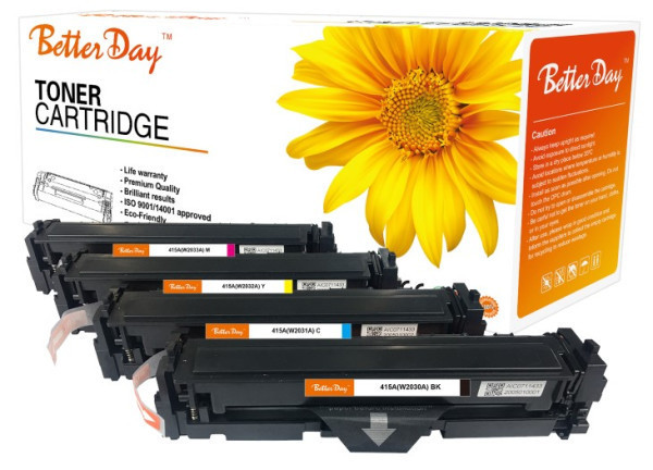 Toner BetterDay C-415A(W2032A) Y zam. kaseta za HP Yellow 2.5k