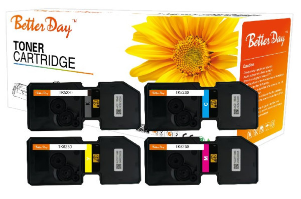 Toner BetterDay C-TK5230 BK (Low temperature toner) zam. kaseta za Kyocera BLACK 2.6k