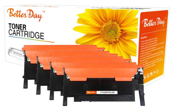 Toner BetterDay W2071A, 117A, 150/178/179 HP Cyan  zam. kaseta za HP 0.7k