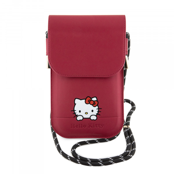 Hello Kitty torbica za dokumenta i telefon - crvena HKOWBSKCDKP
