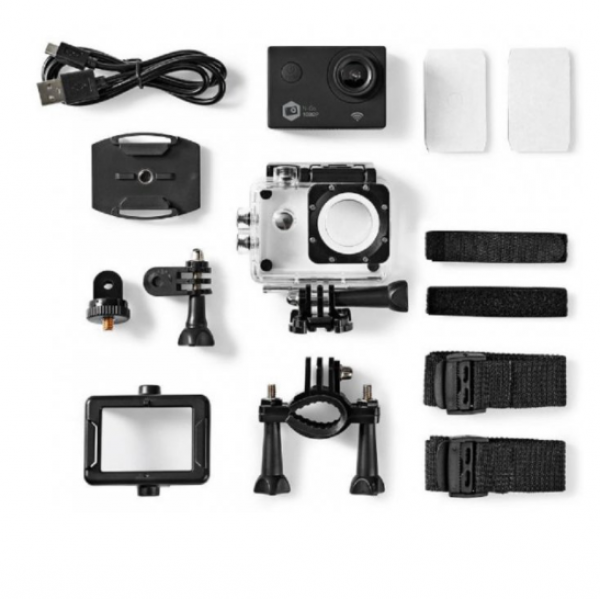 Gembird ACAM21BK Nedis 12Mpix HD action kamera, 1080p@30fps/ sa vodootpornim kucistem WIFI, Android