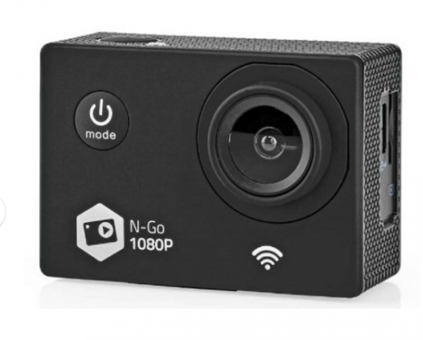 Gembird ACAM21BK Nedis 12Mpix HD action kamera, 1080p@30fps/ sa vodootpornim kucistem WIFI, Android