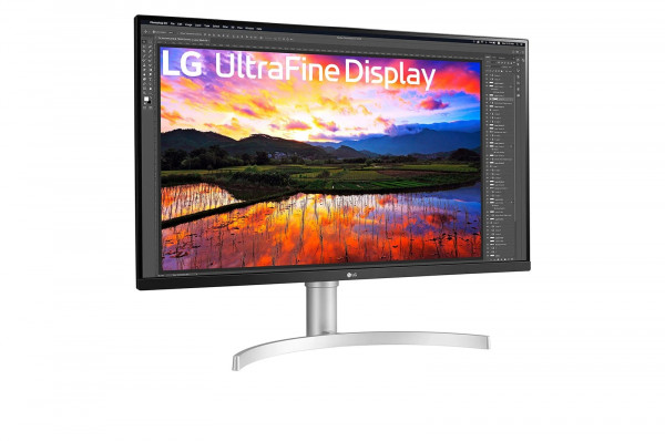 LG UltraFine Monitor 31.5 32UN650K-W, 4K Ultra HD, IPS, HDR10, 60Hz, 5ms, HDMI, DisplayPort