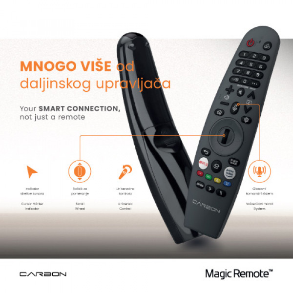 Carbon Smart TV 504KUHDSW sa magičnim daljinskim