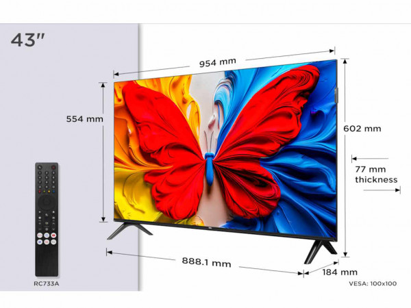 TCL TCL 43S5K QLED TV FHD 2025