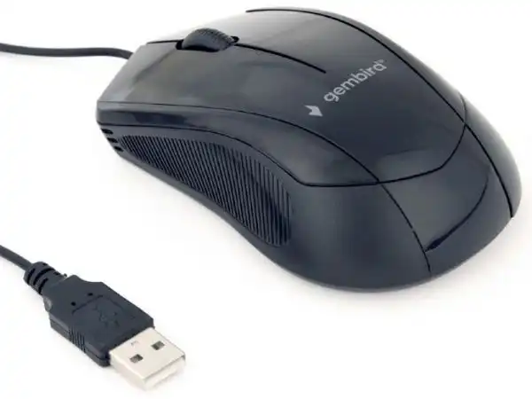 MUS-3B-02 ** Gembird Opticki mis 1000Dpi 3-button black 105mm USB (184)