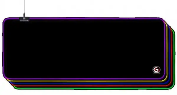 MP-GAMELED-L Gembird Gejmerska podloga za misa od gume, 3500x800mm, 4mm RGB LED svetlo, LARGE