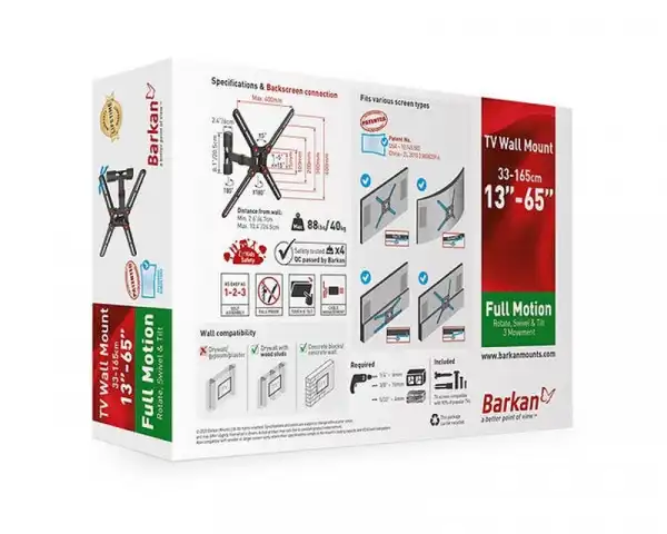 BARKAN BM331 TV zidni nosač od 13''do 65''