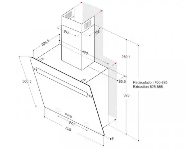 Whirlpool Aspirator WHVP 62F LT SK