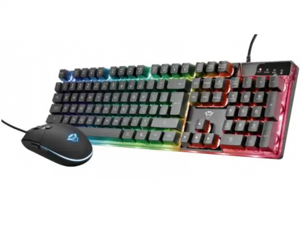TRUST Tastatura+miš GXT 838 AZOR žični set/gaming/crna