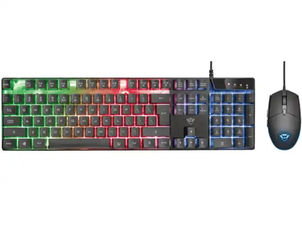 TRUST Tastatura+miš GXT 838 AZOR žični set/gaming/crna