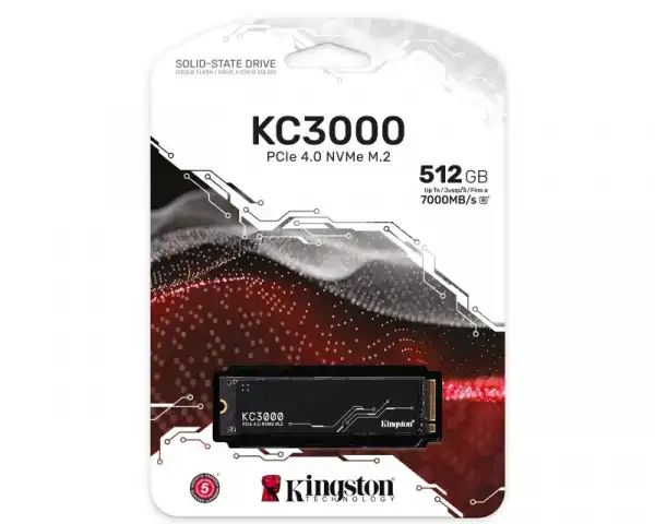 KINGSTON 512GB M.2 NVMe SKC3000S512G SSD KC3000 series