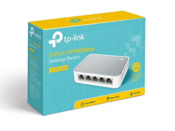 Switch TP-LINK TL-SF1005D 5x RJ45/10/100Mbps/plasticno kuciste
